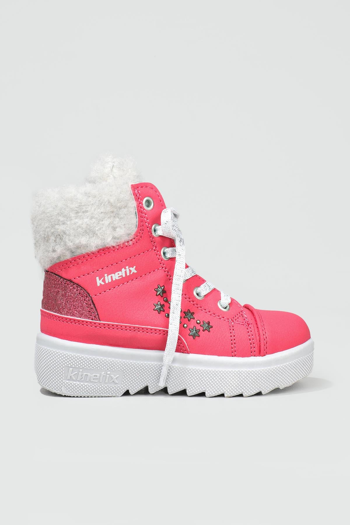 Outdoor Spor Fuşya Gri Çocuk Bot LERENDA Çocuk bot & Çizme Kinetix SVNÇ LERENADA PATİK