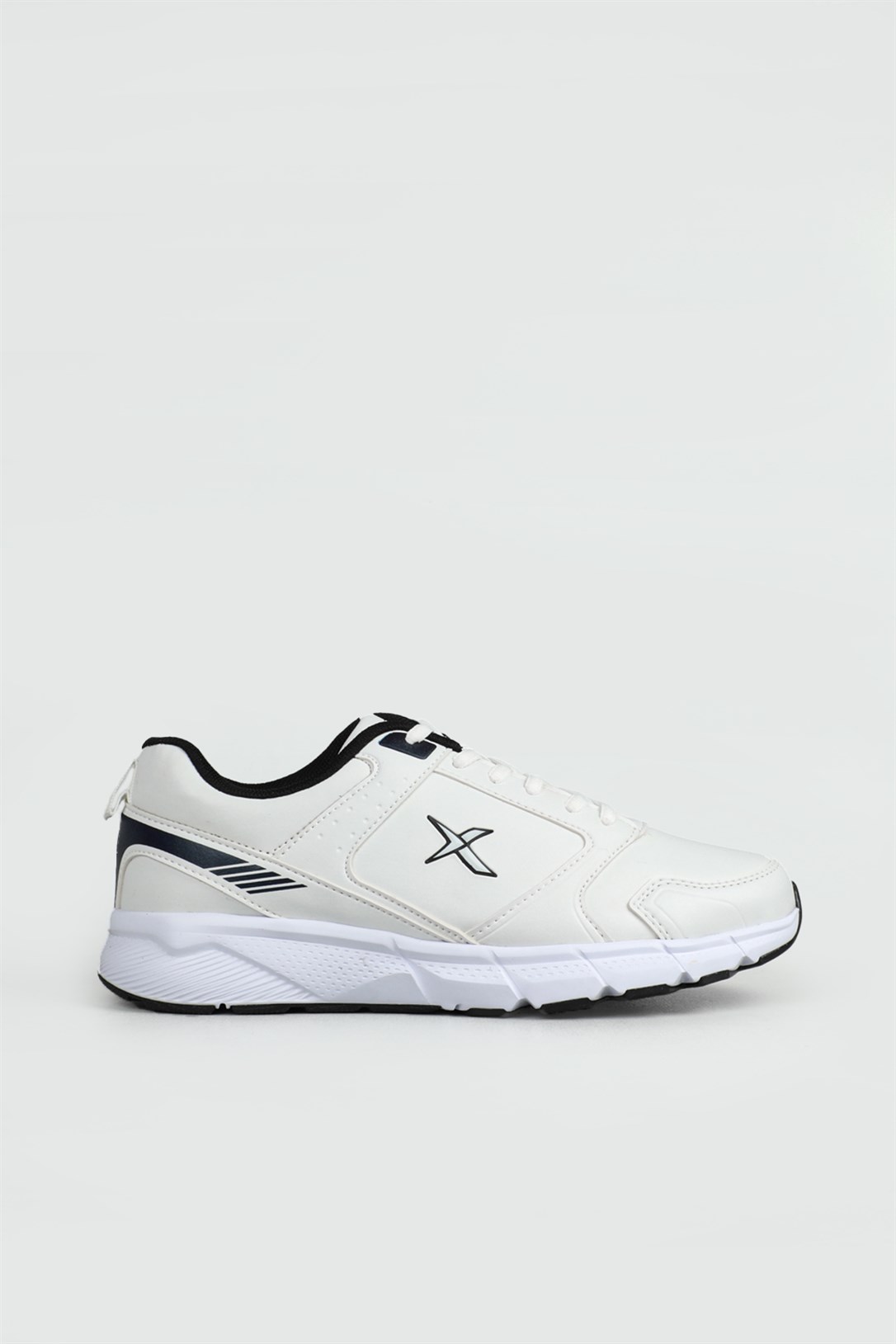 Kinetix Rahat Bağcıklı Günlük Beyaz Siyah Erkek Spor Ayakkabı GİBSON |  Ayakkabı City
