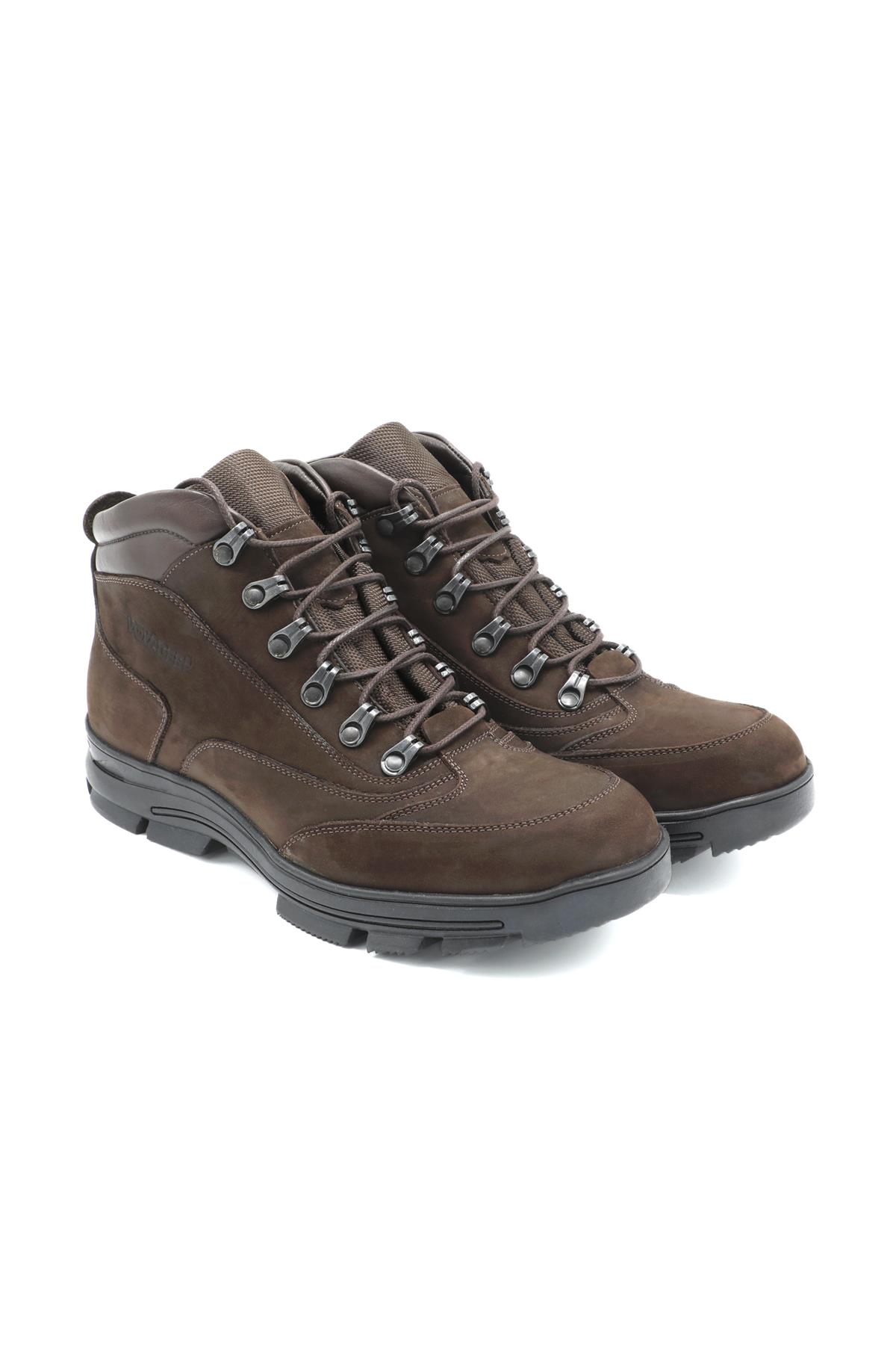 Rahat Bağcıklı Günlük Kahve Nubuk Erkek Spor Ayakkabı 3965 Erkek Outdoor Voyager VOYAGER 3965 MERBOT