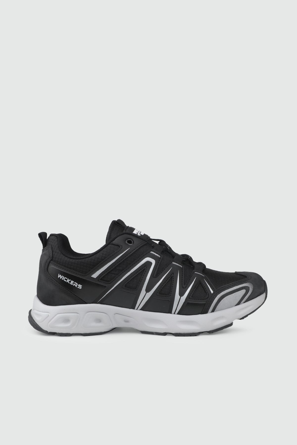 Rahat Bağcıklı Sneaker Siyah Beyaz Erkek Spor Ayakkabı WİCKERS 3091 Erkek Günlük Spor Ayakkabı Wickers WİCKERS 26K 3091 MER AYAK