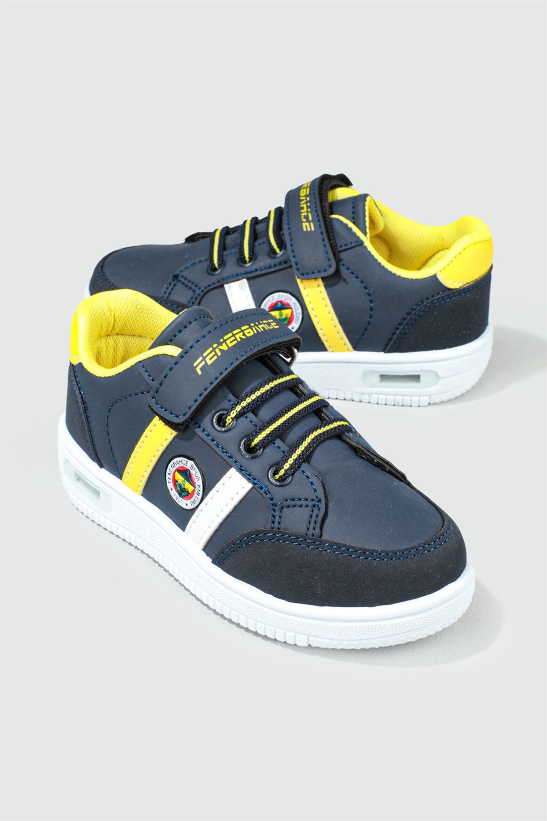Kinetix Rahat Comfort Laci Sarı Beyaz Çocuk Spor Ayakkabı MALIBU GS