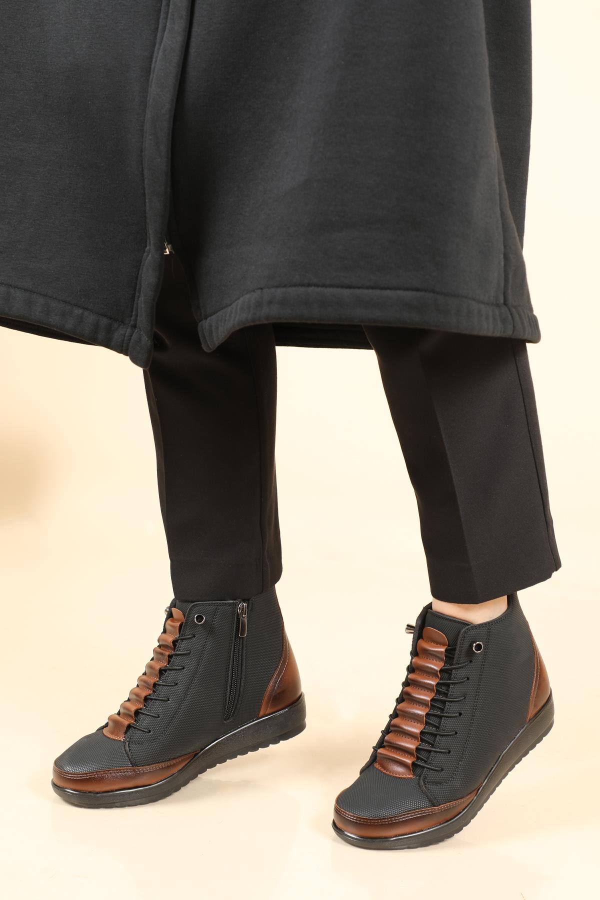 Rahat Kaymaz Taban Syh Taba Kadın Bot 901 Kadın Günlük Conford Bot Wanetti WANETTİ 901 BOT