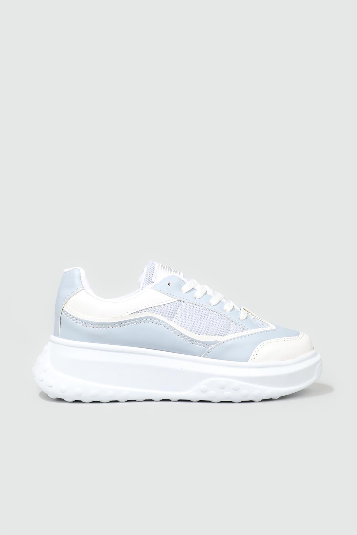 Rahat Nefes Alır Sneakers Gök Mavi Kadın Spor Ayakkabı 153 Kadın Günlük Spor Ayakkabı Dark Step DARKSTEP 153 ZEN SPOR AYAK