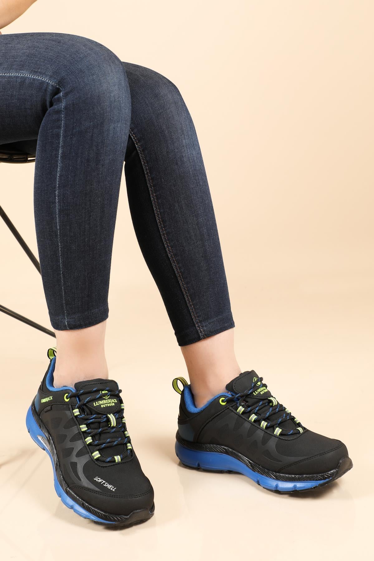 Rahat Nefes Alır Sneakers Syh Mavi Unisex Spor Ayakkabı URSA 9PR Unisex Günlük Spor Ayakkabı Lumberjack LUMBERJACK URSA 9PR