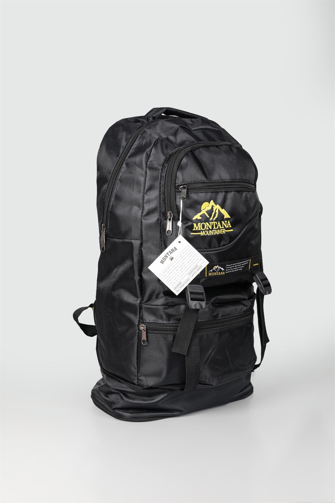 Seyahat Dağcı Tracking Suya Dayanıklı Siyah Sırt Çantası MONTANA DAĞCI Sırt Çantası Beınsteps Montana Dağcı Sırt Çantası