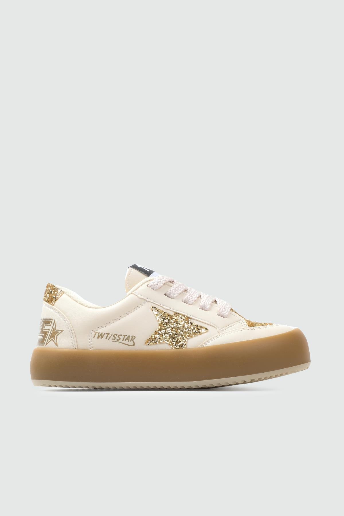 SİMLİ COCUK SPOR AYAKKABI Krem Altın Taşlı SİMLİ COCUK SPOR AYAKKABI TWİTTO 023 FİLET 25K Kategorisiz Tiwittoys TWİTTO 023 FİLET 25K