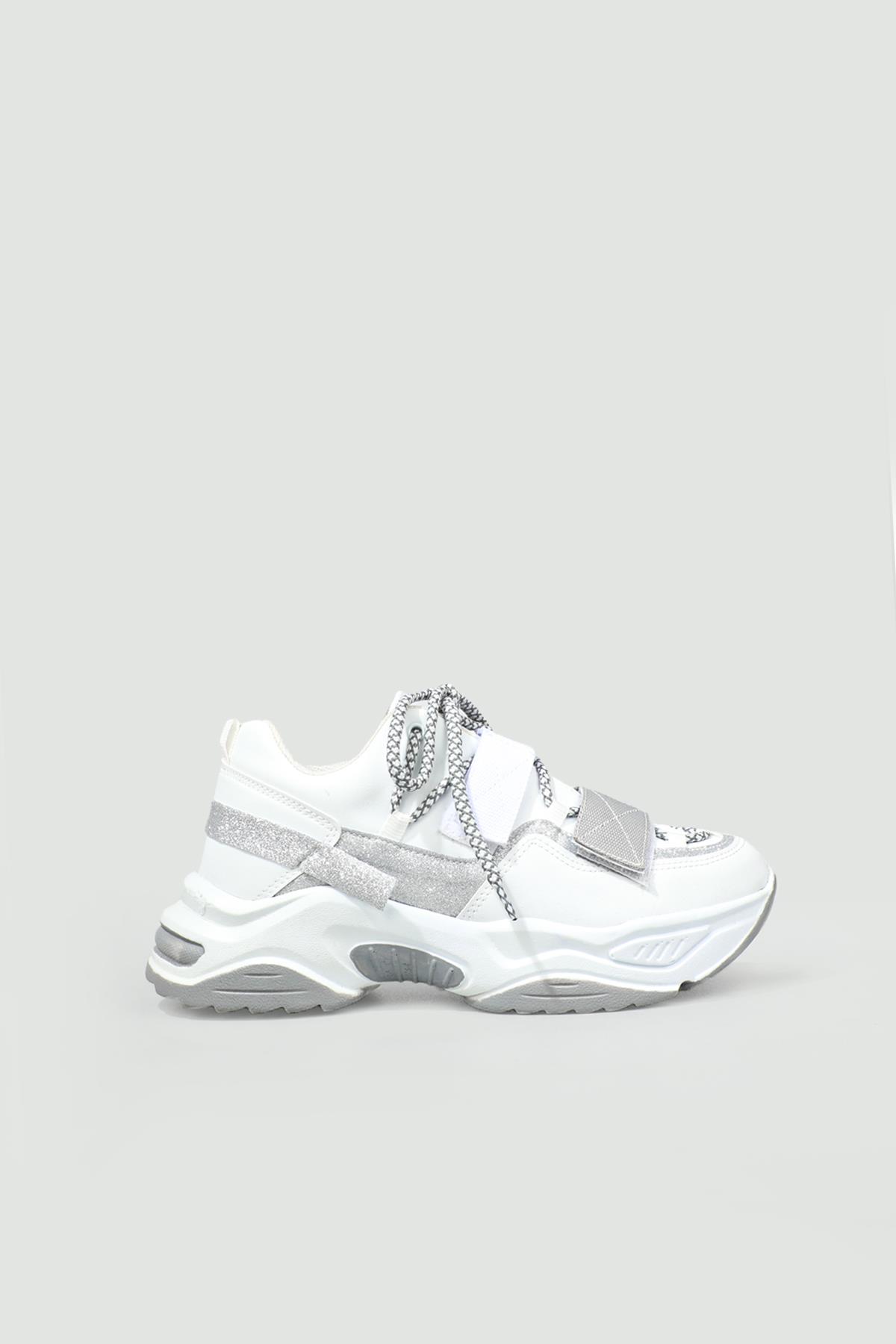 Sneakers Beyaz Kadın Spor Ayakkabı 075 Kadın Sneaker PASOMIA PASOMİA 075 ZEN SPOR AYAK
