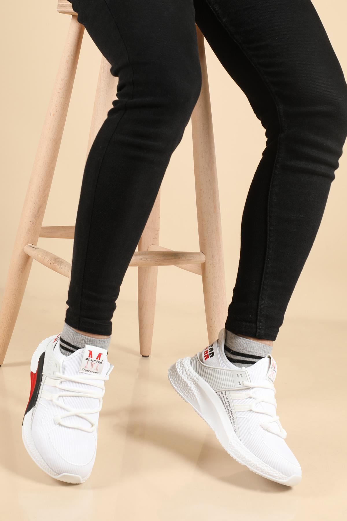 Sneakers Byz Syh Kırmızı Erkek Spor Ayakkabı 1903 Erkek Sneaker Jamper JAMPER 1903 MER FİLELİ