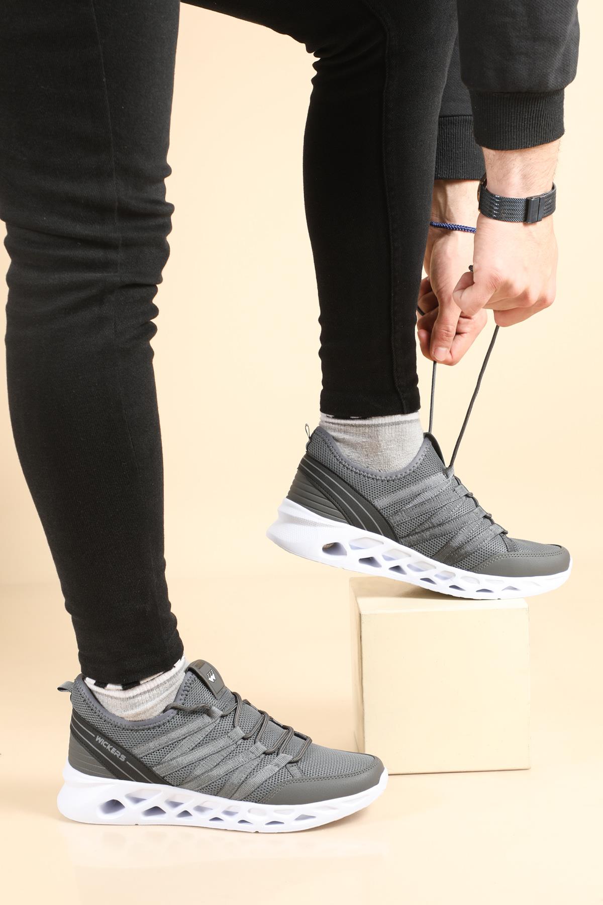 Sneakers Füme Syh Erkek Spor Ayakkabı 2387 Erkek Sneaker Wickers WİCKERS 2387 MER SPOR