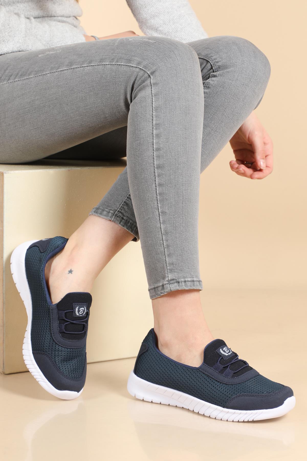 Sneakers Lacivert Unisex Spor Ayakkabı Unisex Günlük Spor Ayakkabı BLACK SEA BLACK SEA 575 UNİSEX SPOR