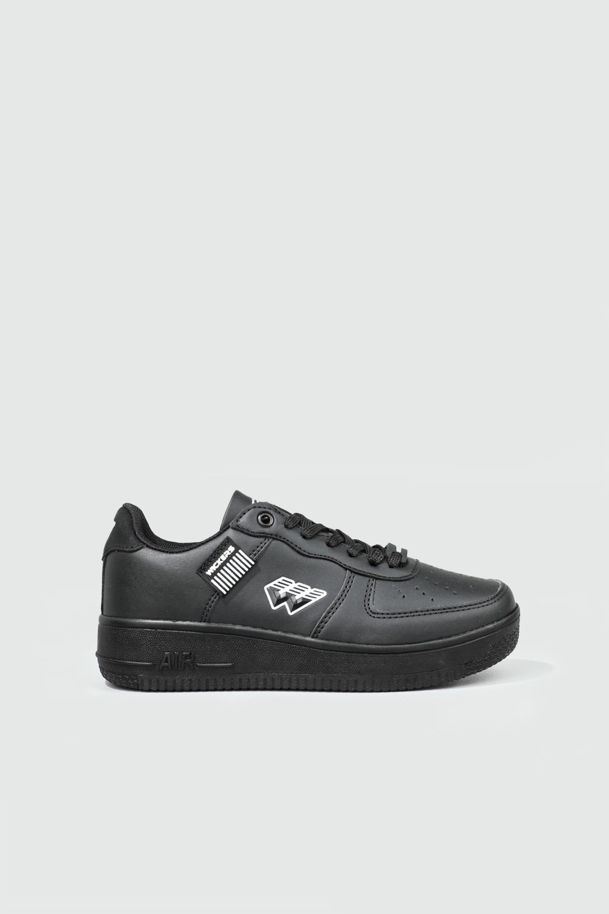 Sneakers Siyah Beyaz Unisex Spor Ayakkabı 1787 Unisex Sneaker Wickers WİCKERS 1787 UNİSEX CİLT SPOR