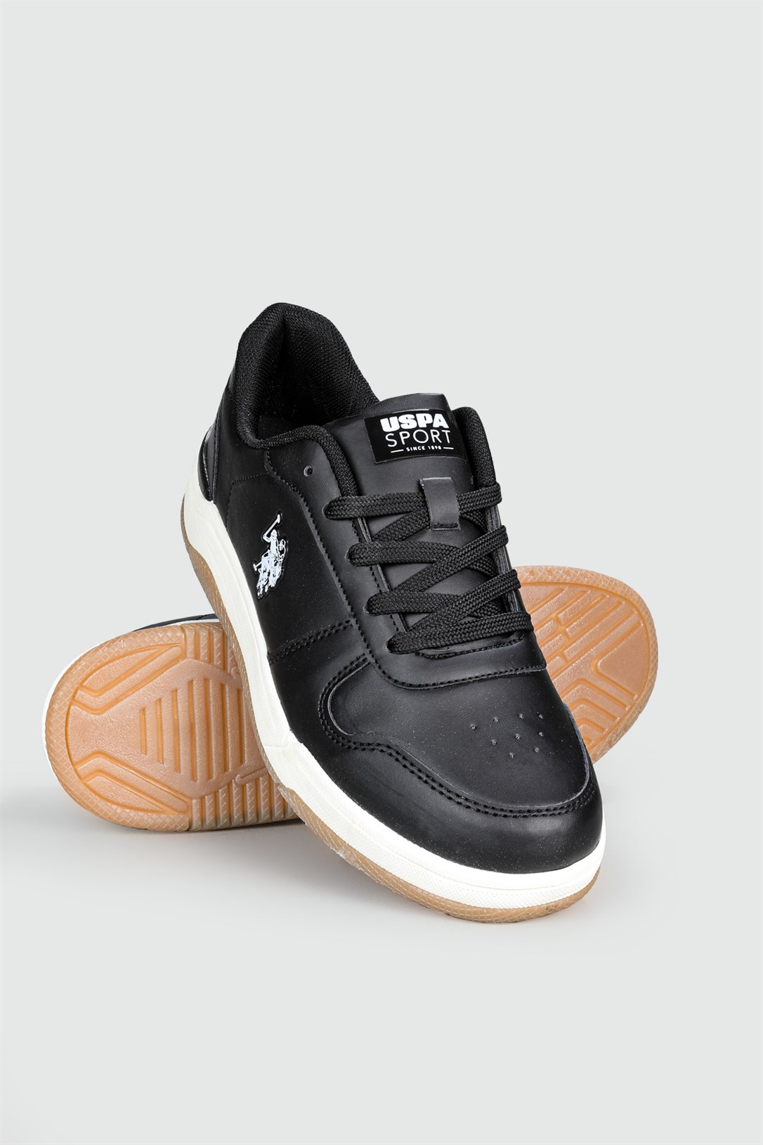 U.S Polo Sneakers Siyah Erkek Spor Ayakkabı ZEUS 2PR