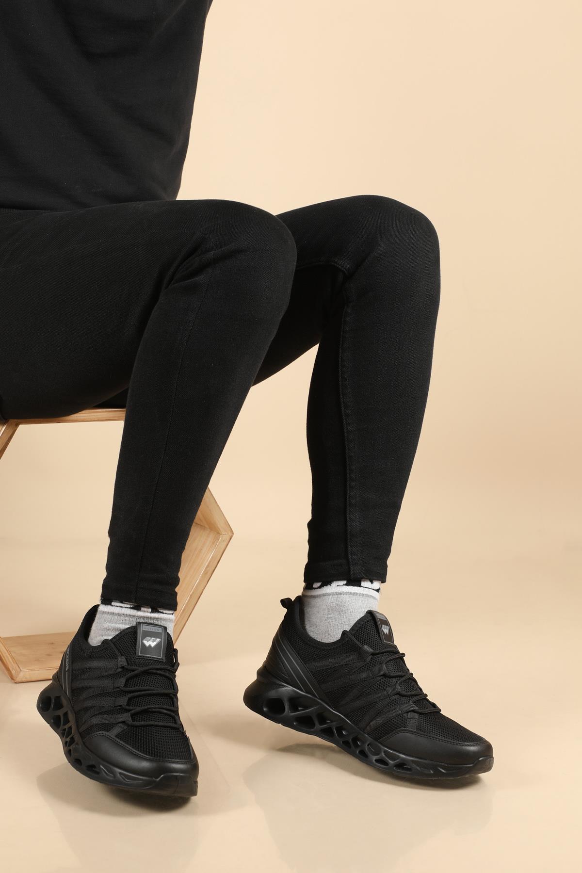 Sneakers Syh Füme Erkek Spor Ayakkabı 2387 Erkek Sneaker Wickers WİCKERS 2387 MER SPOR