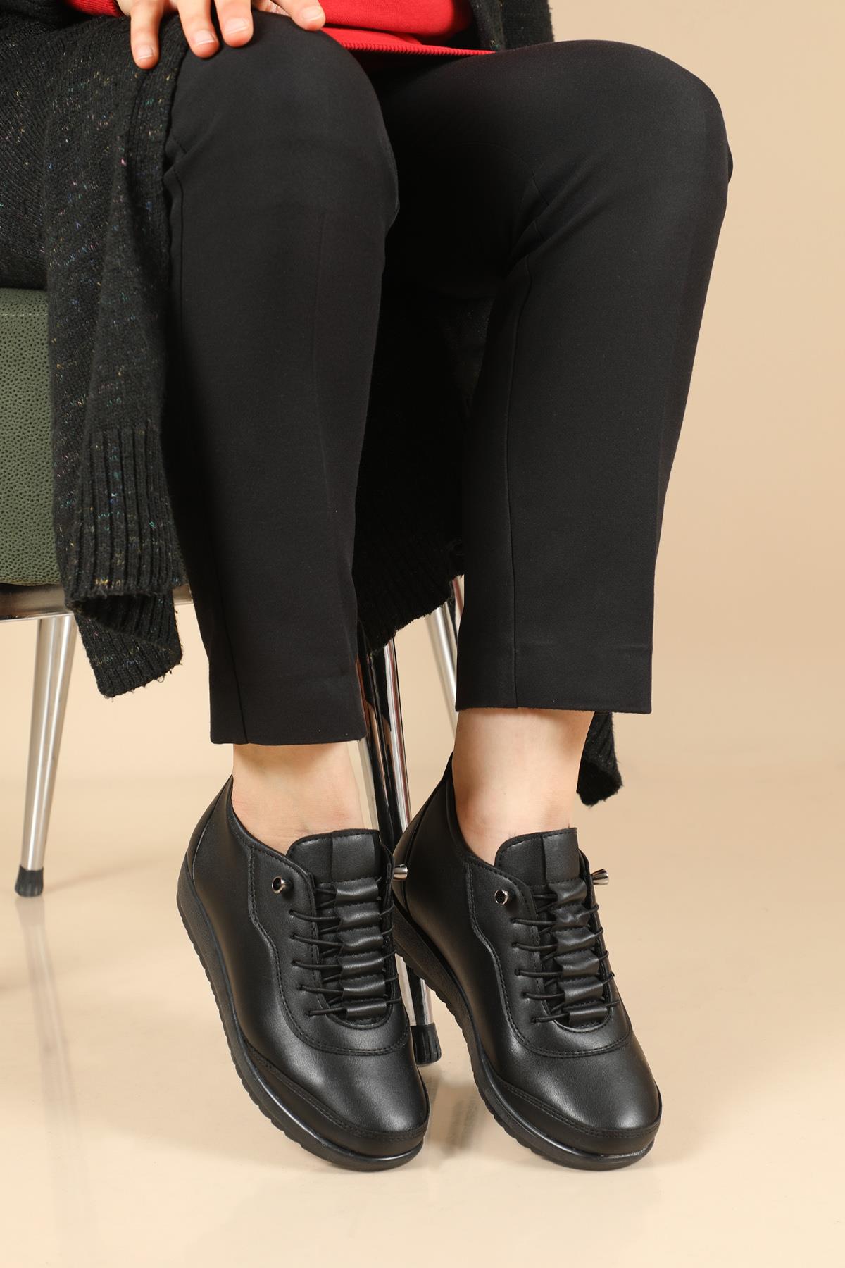 Termo Bot Siyah Kadın Bot 906 Kadın Günlük Conford Bot Wanetti WANETTİ 906 BOT