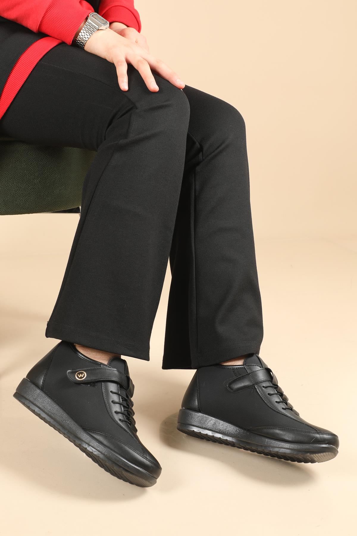 Termo Bot Siyah Kot Kadın Bot 907 Kadın Günlük Conford Bot Wanetti WANETTİ 907 BOT