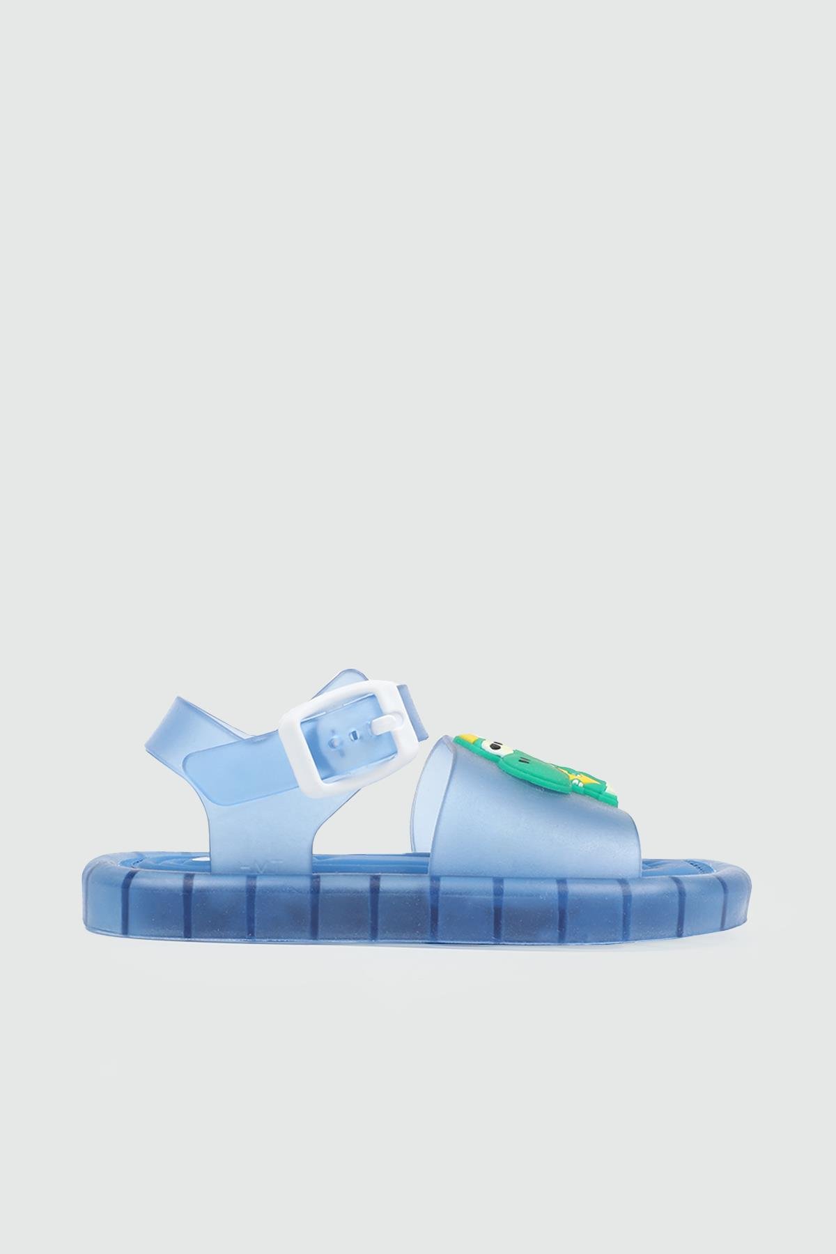 Yandan Tokalı Mavi Parlement Bebe Sandalet GEZER 0211 Çocuk Sandalet Gezer GEZER 0211 KAYROKA PATİK