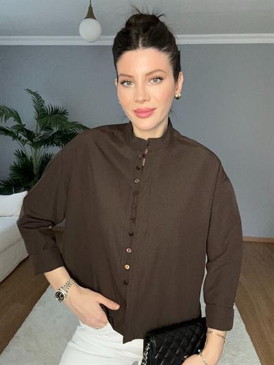  Emily Kahve Gömlek 