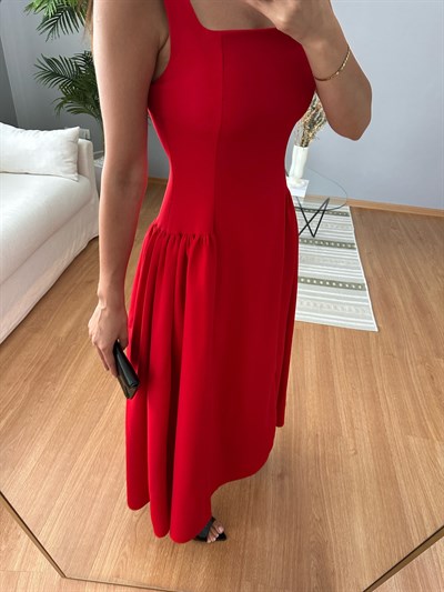 Adelfa Kırmızı Elbise