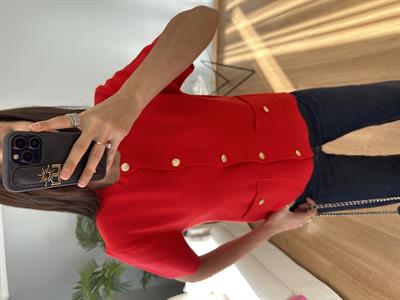 Alina Kırmızı Triko