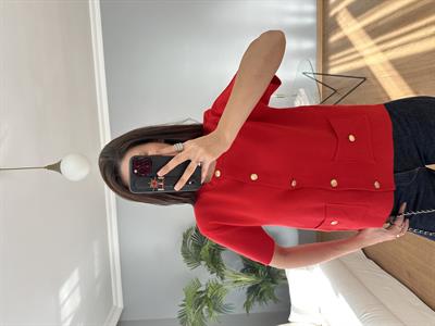 Alina Kırmızı Triko