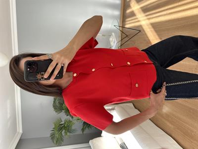 Alina Kırmızı Triko