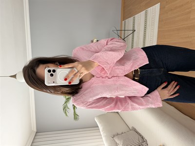 Bloom Pembe Bluz