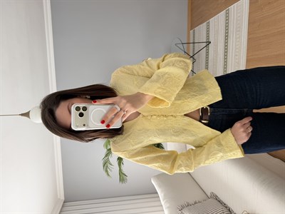 Bloom Sarı Renk Bluz