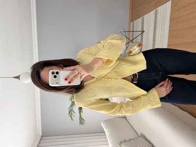 Bloom Sarı Renk Bluz