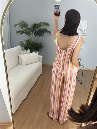 Bonita Saten Dokulu Renkli Takım