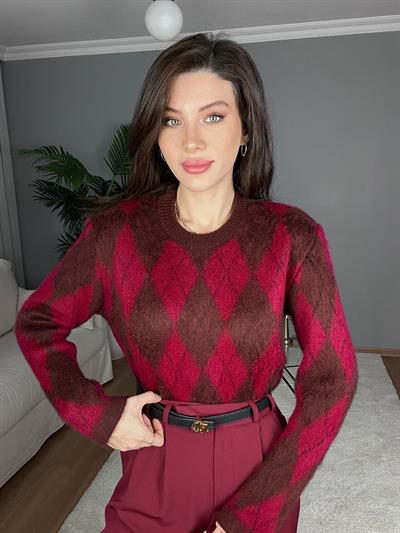 Bordo Baklava Kazak
