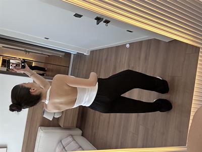 Boyundan Geçmeli Beyaz Crop Top