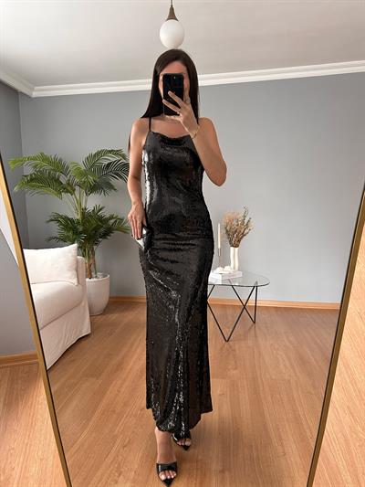 Brigitte Siyah Elbise