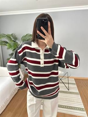 College Gri Triko