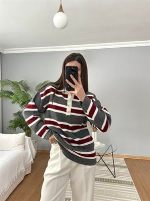 College Gri Triko