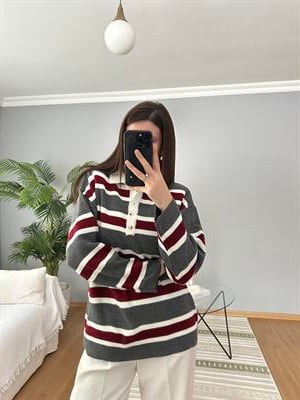 College Gri Triko