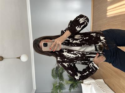 Cow Print Ceket 