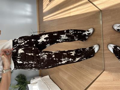 Cow Print Pantolon