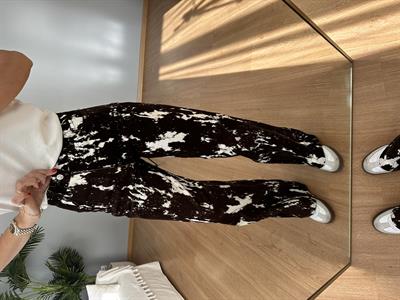 Cow Print Pantolon