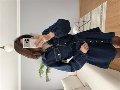 Destina Denim Elbise