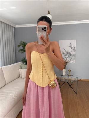 Duna Sarı Renk Korse 