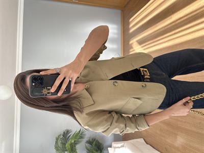 Elenor Haki Trençkot 