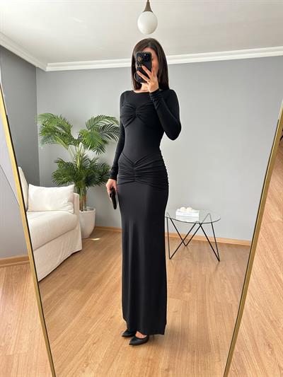 Eterna Siyah Elbise 