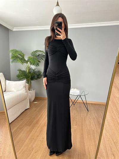 Eterna Siyah Elbise 