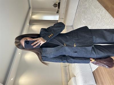 Fit Kesim Denim Ceket