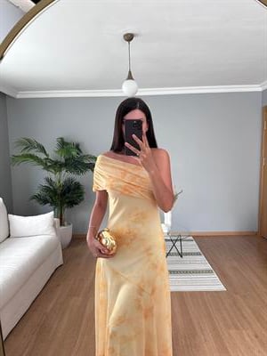 Gabrielle Sarı Elbise