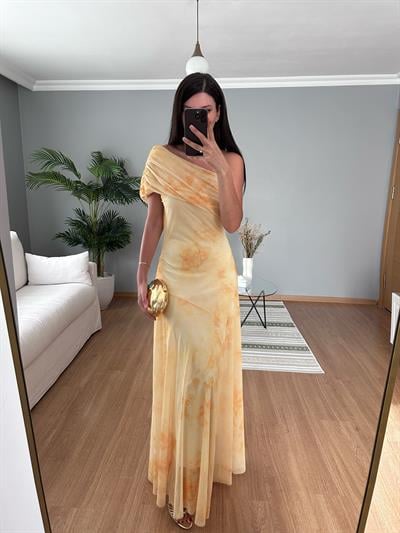 Gabrielle Sarı Elbise