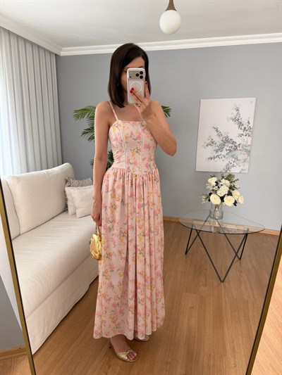 Grace Mini Çiçek Desenli Elbise 