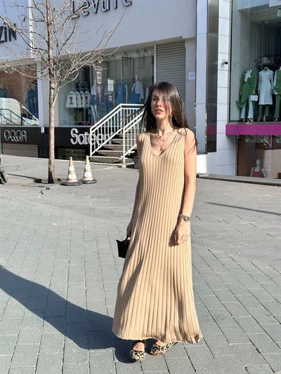 IONA BEJ TRİKO ELBİSE 