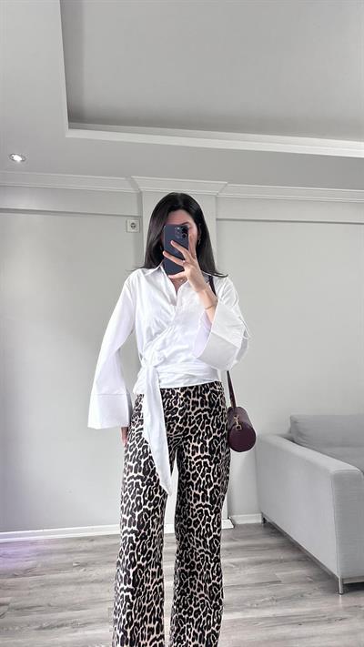 Isabella Bağlamalı Gömlek 