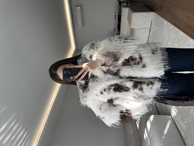 Kahve Desenli Lolita Kürk